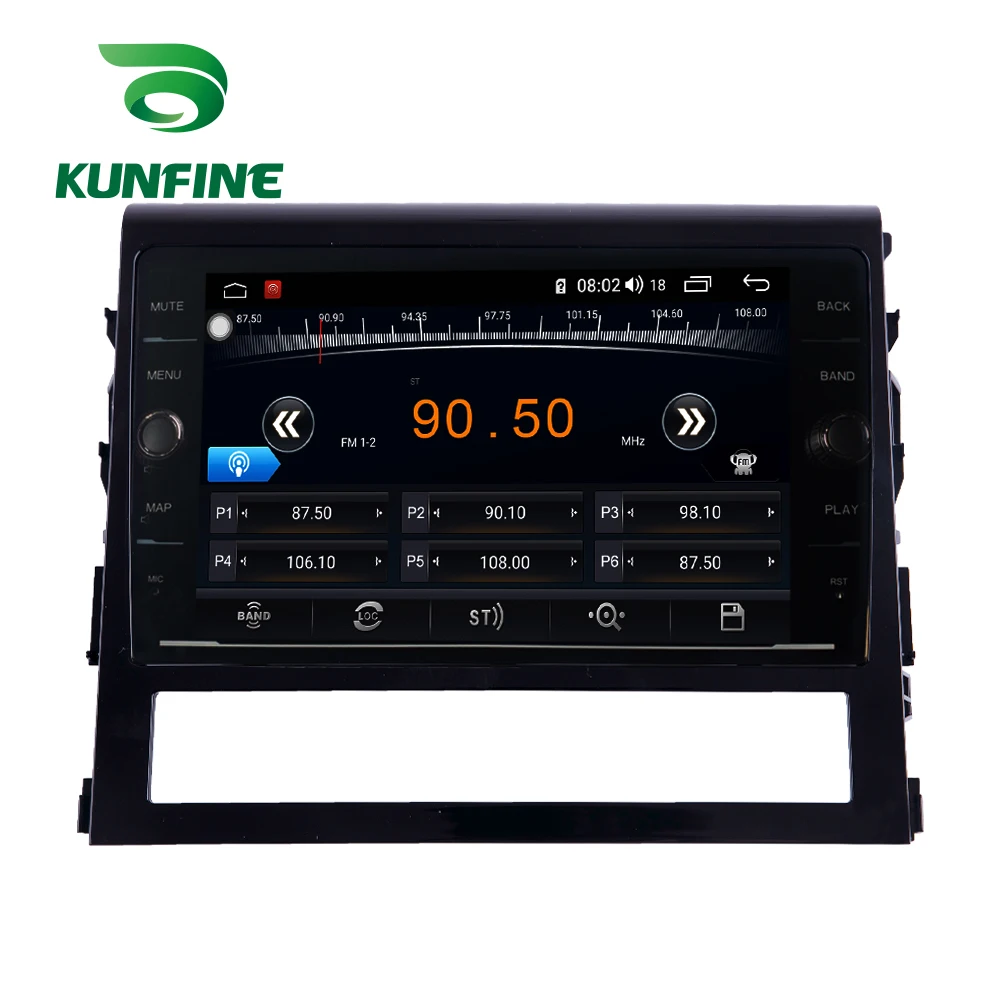 Clearance Octa Core 4GB RAM 64GB ROM Android 8.1 Car DVD GPS Player Deckless Car Stereo For Toyota LAND CRUISER 2016-17 Radio Headunit 2