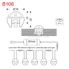 10PCS/Lot FVTLED LED Deck Lights 35mm Half Moon Outdoor Garden Decoration LED Underground Lamps IP65 Waterproof Pathway Lighting 2