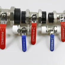 Yuhuan производители поставляют полипропиленовый двойной живой шаровой клапан горячего расплава фитинги трубы качество латунь металлический шар клапан доступный