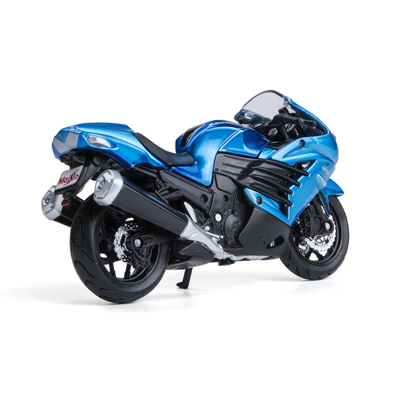 Maisto 1:18 модели мотоциклов Kawasaki Ninja ZX-14R ZX14R Синий литой пластик мото миниатюрная гоночная игрушка для коллекции подарков