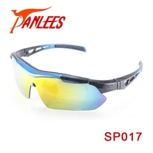 Panlees Hot Model UV400 5 interchangeable lens Sport Sunglasses with RX Optical Inserts Outdoor Eyewear For Player