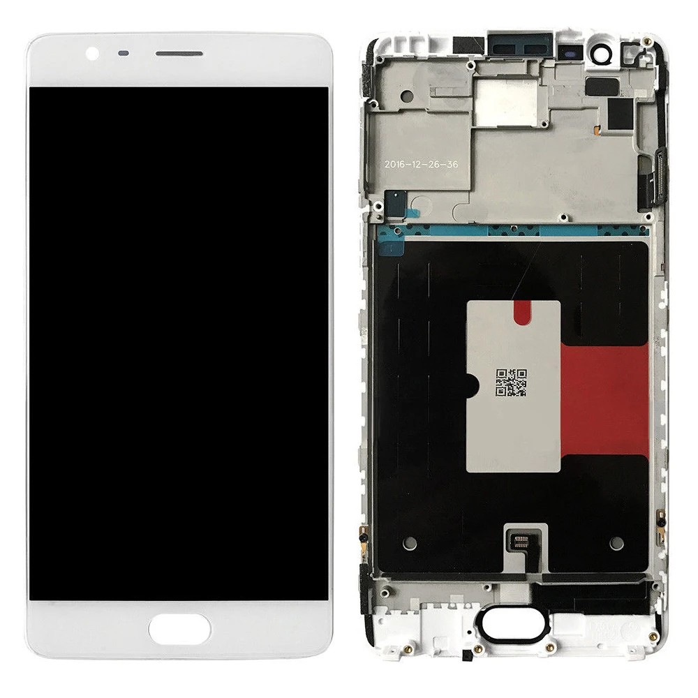 AAA для OnePlus 3 A3000 A3003 ЖК Дисплей Сенсорный экран дигитайзер для Oneplus 3 Экран с рамкой в сборе для OnePlus 3 ЖК-экран, ЖК-экран