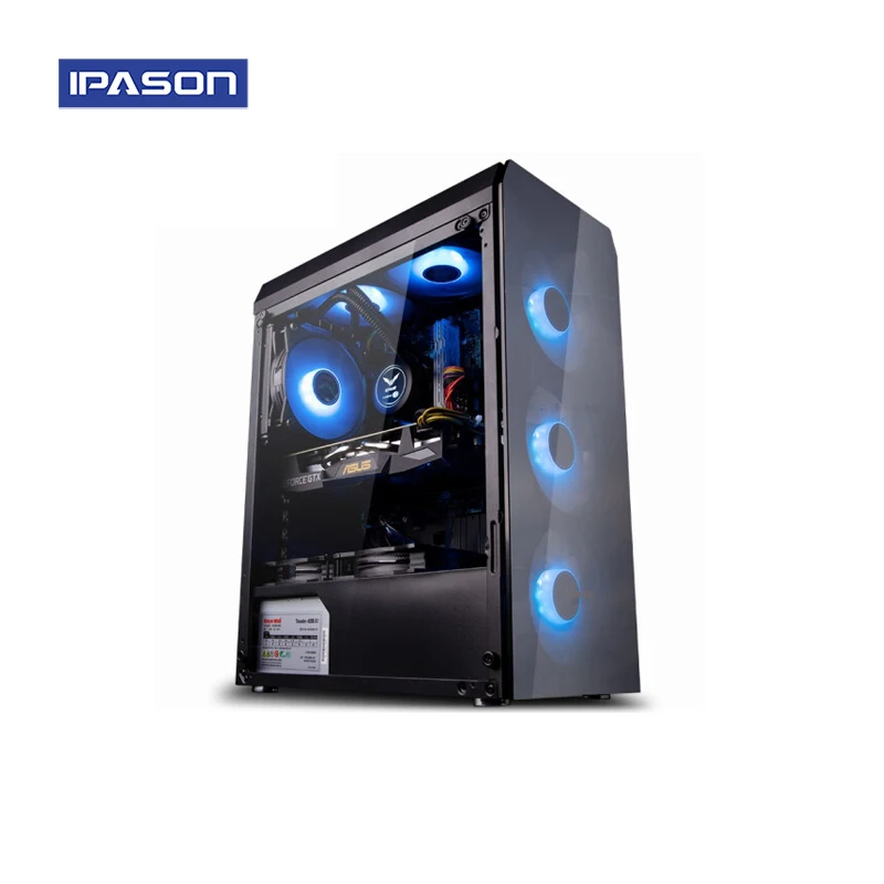 6 ядерный игровой ПК IPASON AMD Ryzen5 2600/DDR4 16G ram/1 T + 120 GSSD выделенная карта GXT1660 6G PUBG