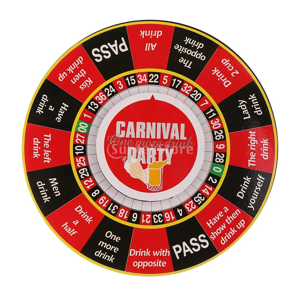 Electric Turntable Roulette Drinking Game Spinning Wheel for Bar KTV Party