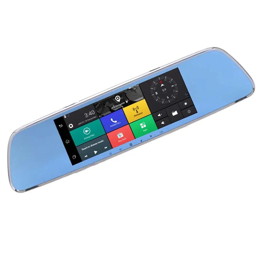 

New 3G Streaming Media Car Driving Recorder 7-inch Screen Smart Rearview Mirror HD Android Navigation Remote Monitoring System