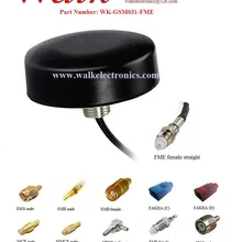 Наружного использования FME Женский Разъем кабель RG174 при помощи крепления с винтом gsm 3g антенна, с высоким коэффициентом усиления IP67 водонепроницаемый gsm gprs-антенна