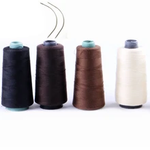 HARMONY плетение волос 5 шт плетение волос хлопчатобумажная нить-черный коричневый блонд 2 шт C иглы в подарок