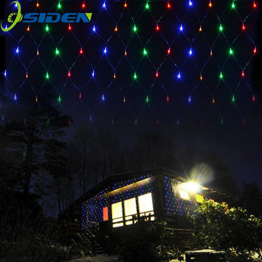Гирлянда 8 вспышек 1 5*4 2 м 3 * 6*220 в|string lights|net ledled festival |