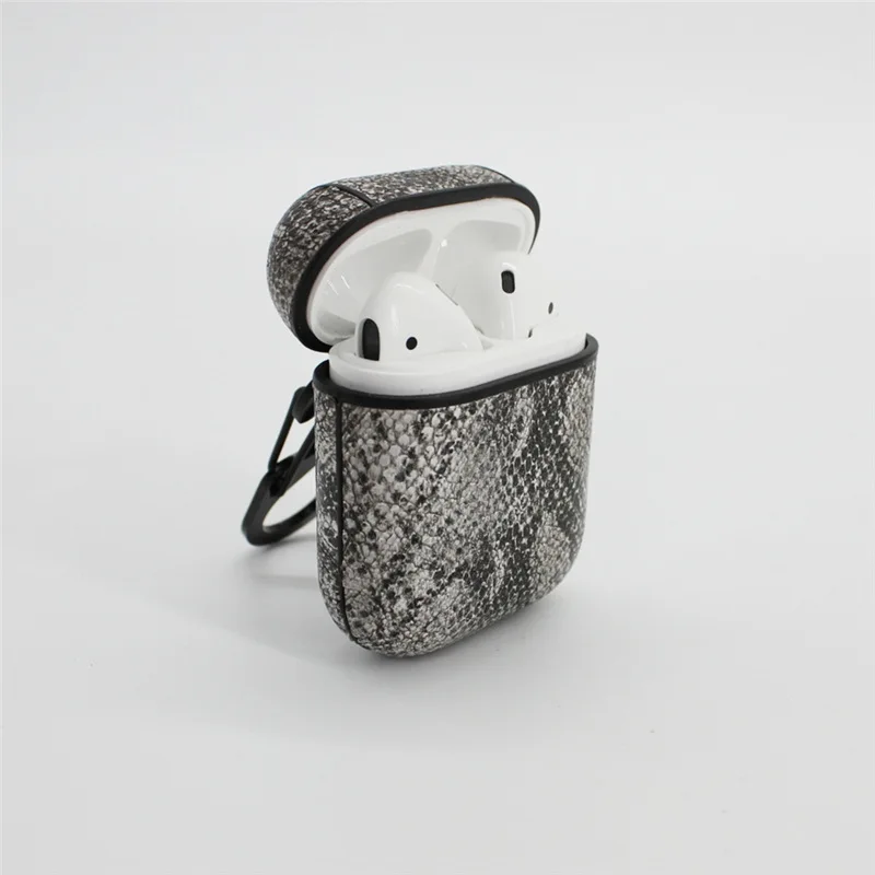 For Apple Airpods Bluetooth Wireless Headphone case Charging Earphone Cover Case Snake skin color For Apple airpods For Apple Airpods Bluetooth Wireless Headphone case Charging Earphone Cover Case Snake skin color For Apple airpods