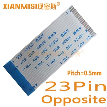 

23Pin Flexible Flat Cable FFC Opposite Side 0.5mm Pitch AWM 20624 80C 60V Length 5cm 8cm 10cm 15cm 20cm 25cm 30cm 35cm 5PCS