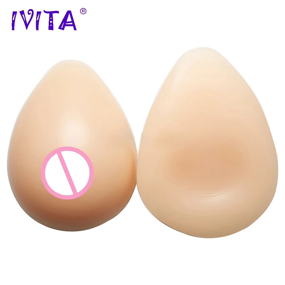 

IVITA 800g Silicone Breast Forms For Mastectomy Enhancer Prosthesis Boobs Crossdresser Transgender Fashion Health Pair Breasts