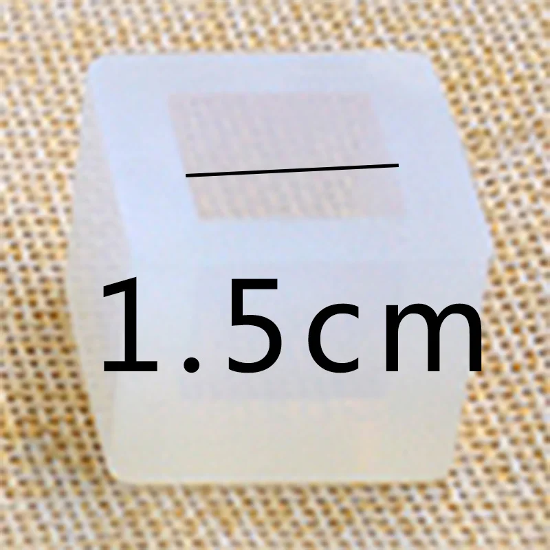 1 шт. УФ-полимерная Ювелирная Жидкая силиконовая форма, прозрачный кубик, полимерные амулеты, форма для поделок, украшения, изготовление ювелирных изделий, подарки - Цвет: 1