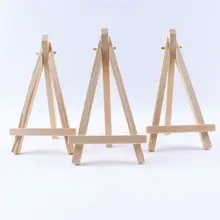 24 шт мини деревянный мольберт для художника треугольник свадебный стол стенд дисплей держатель-15x8 cm