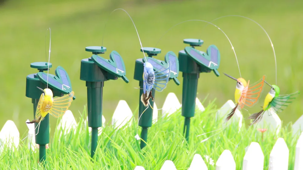 Солнечные электрические вращающиеся бабочки Колибри декоративные игрушки для домашних животных игрушки для собак и кошек летающие симуляторы бабочки забавные игрушки для домашних животных