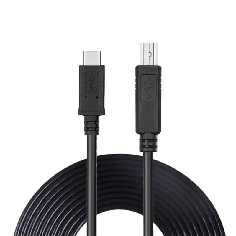 Хит! USB C 3 1 Type папа к USB2.0 B Мужской кабель для передачи данных ноутбука принтер