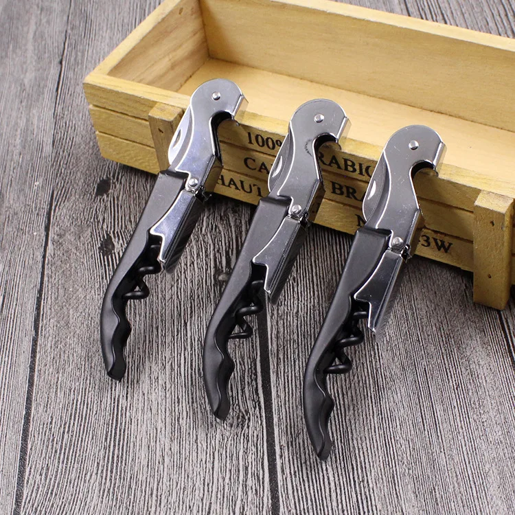 

FOURETAW Portable 4 In 1 Professional Wine Opener Multifunction Portable Screw Corkscrew Wine Bottle Opener Cook Tools