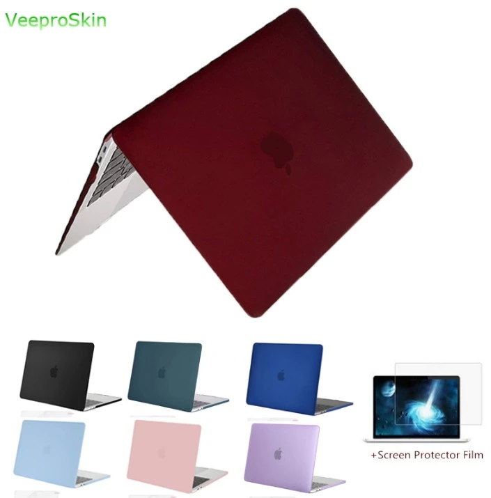 3in1 For New MacBook Pro Air Retina 13 15 Case 2018 with Touch Bar &amp Keyboard Cover Crystal Matte Hard for macbook A1932 | Компьютеры и