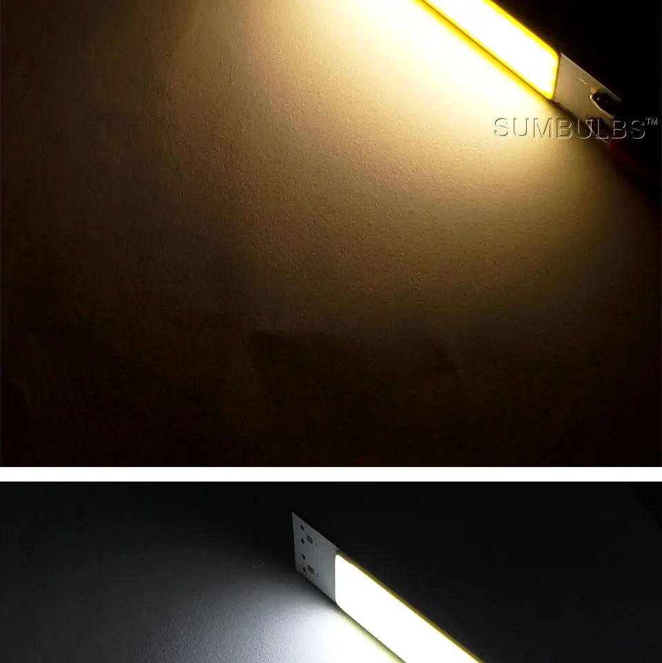 warm cold white 3w COB led strip 9v DC led light lamp bulb chip on baord (8)