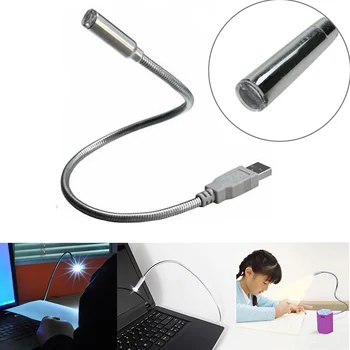 

New Mini USB LED Light Lamp Flexible Protect Eyes Durable For Computer Laptop PC Reading EM88