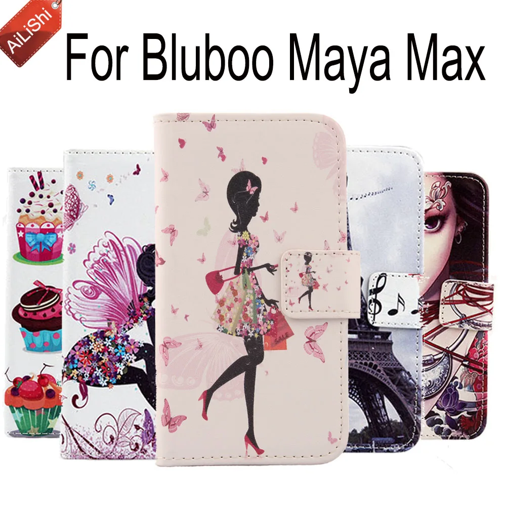 

New Arrive Leather Case For Bluboo Maya Max High Quality Wallet Protective Cover Skin PU Flip Maya Max Case In Stock
