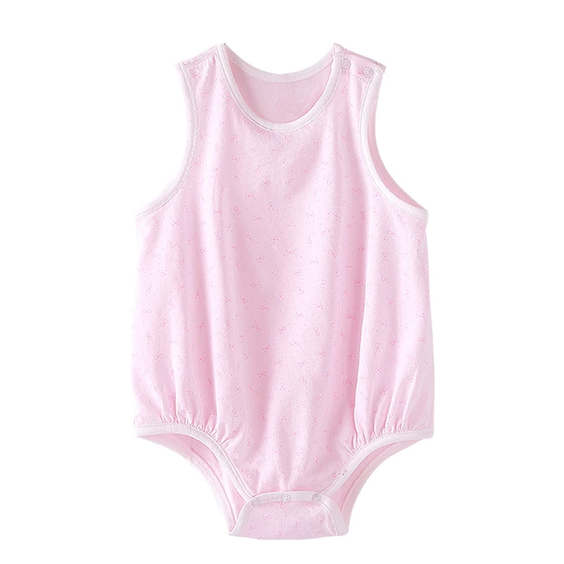 New born Baby Bodysuits Baby Vest Sleeveless Bodysuits Tiny Cotton
