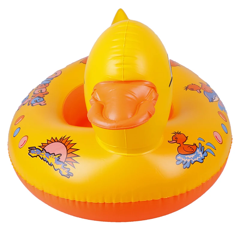 Желтая утка поплавок дети надувной ребенок малыш плавать ming КИТ плаванье бассейн рыба кольцо