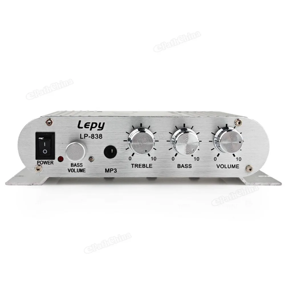 Lepy 12В мини Hi Fi усилитель Радио MP3 стерео для автомобиля мотоцикла дома|hi-fi amplifier|mini