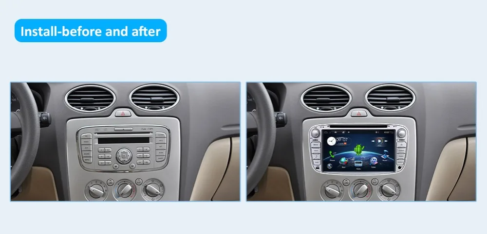 Sale Bosion Car Multimedia Player Android 9.0 GPS 2 Din car dvd player for FORD/Focus/S-MAX/Mondeo/C-MAX/Galaxy wifi car radio DSP 19