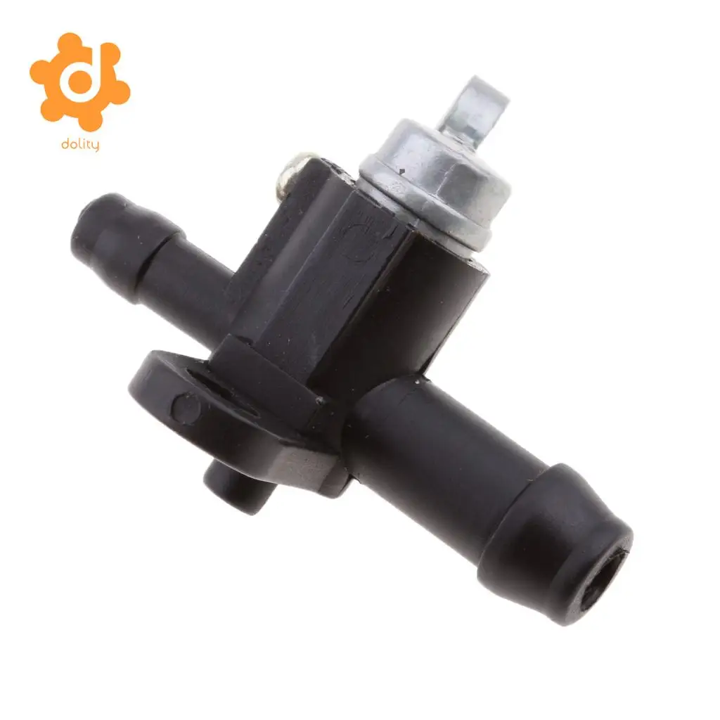 2Pcs Petcock Fuel Shut Off ShutoffValve Switch for Yamaha PW50 Pit Bike Dirtbike - Black