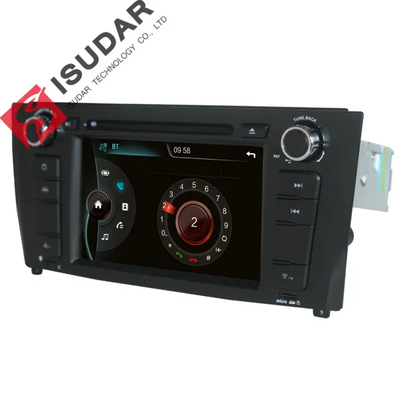 Isudar Автомагнитола с 7 Дюймовым Экраном для Автомобилей BMW E81/E82/E88/1 Серий