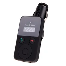 Bluetooth Handsfree Car Kit FM Transmitter Modulator Automobiles Stereo Music MP3 Player Auto USB Car-charger w/ Remote Control
