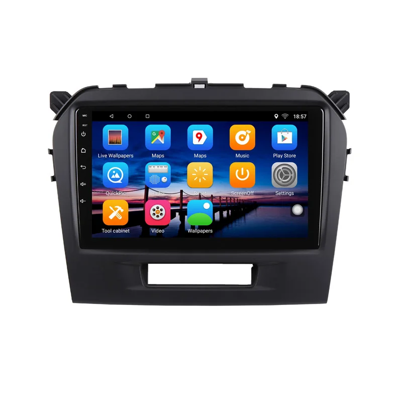 Clearance 9" 2G RAM 32G ROM Android Car DVD Video Player GPS For Suzuki Grand Vitara 2014 2016 2016 audio car radio stereo navigation wifi 2