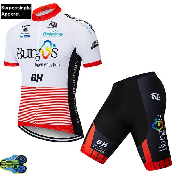 UCI Тур Команда Лето Бург BH Велоспорт Джерси Набор Майо Ropa Ciclismo велосипедная одежда Мужская MTB велосипед одежда Велоспорт Набор 9D - Цвет: Picture Color