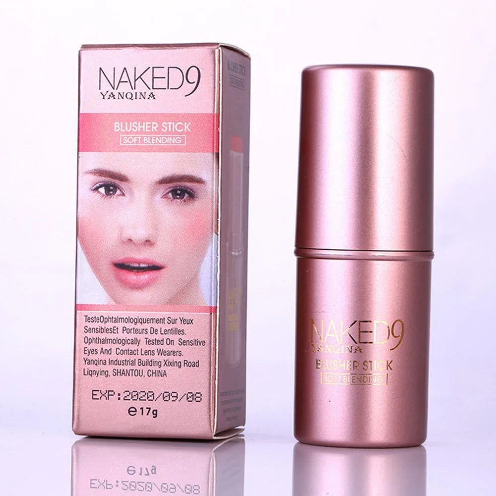 

Nude Makeup Long-lasting Waterproof Blush Stick Moisturizing Blush Cream Healthy Glow Cheek Coloring Balm Face Cosmetic Makeup