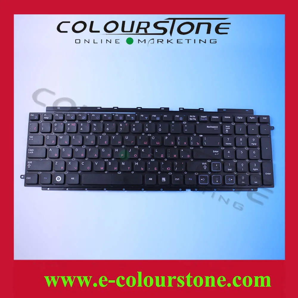 

free shipping New Laptop Keyboard For Samsung RC710 Keyboard RU 9Z.N6ASN.10R Black