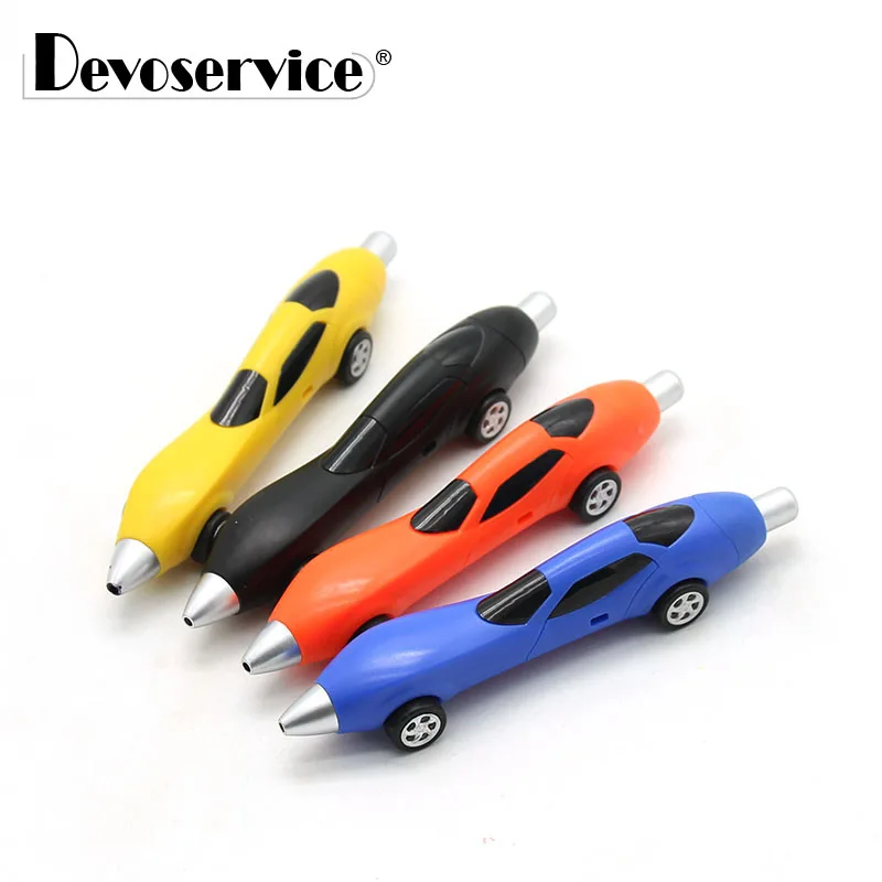 1Pcs 6 Colors Car Molding Ballpoint Pen Creative Car Shape Ball Pen Fine Point 0.7mm Blue Ink Office School Supplies Stationery