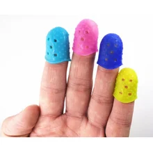4Pcs Fingertip Protector Finger Guard Guitar Fingerstall Guitar Ukulele String Finger Guard Guitar Parts Makeup Tool