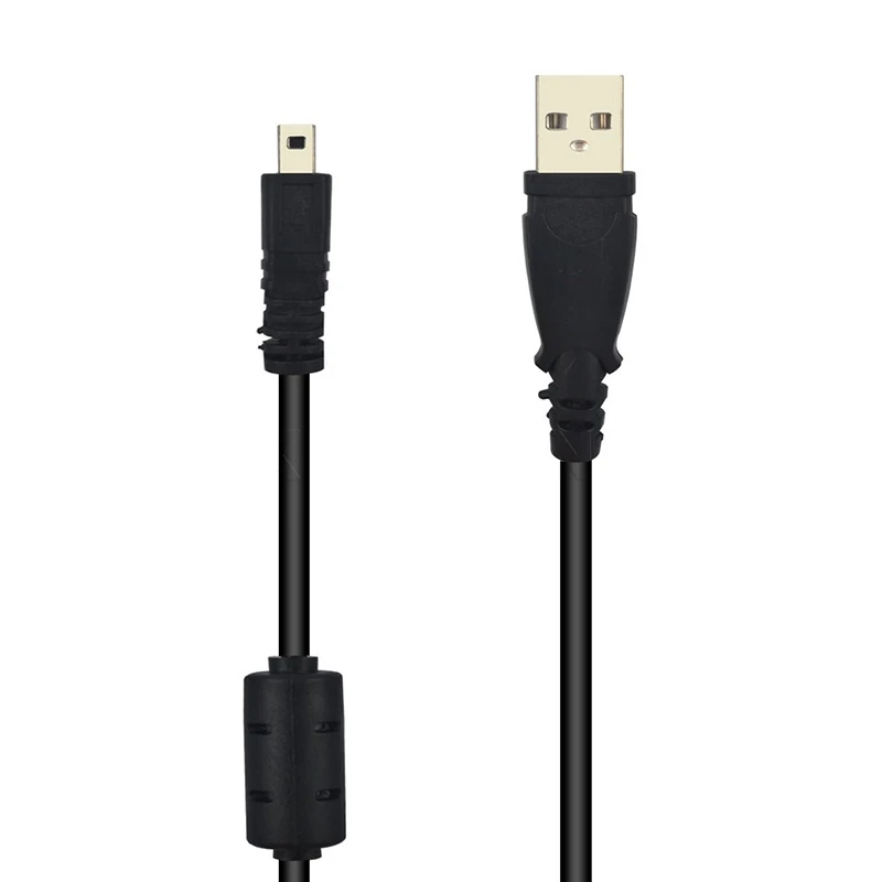 Черный 4 9 футов 59 дюймов 1 5 м 8 контактный UC E6 usb кабель для передачи данных камеры