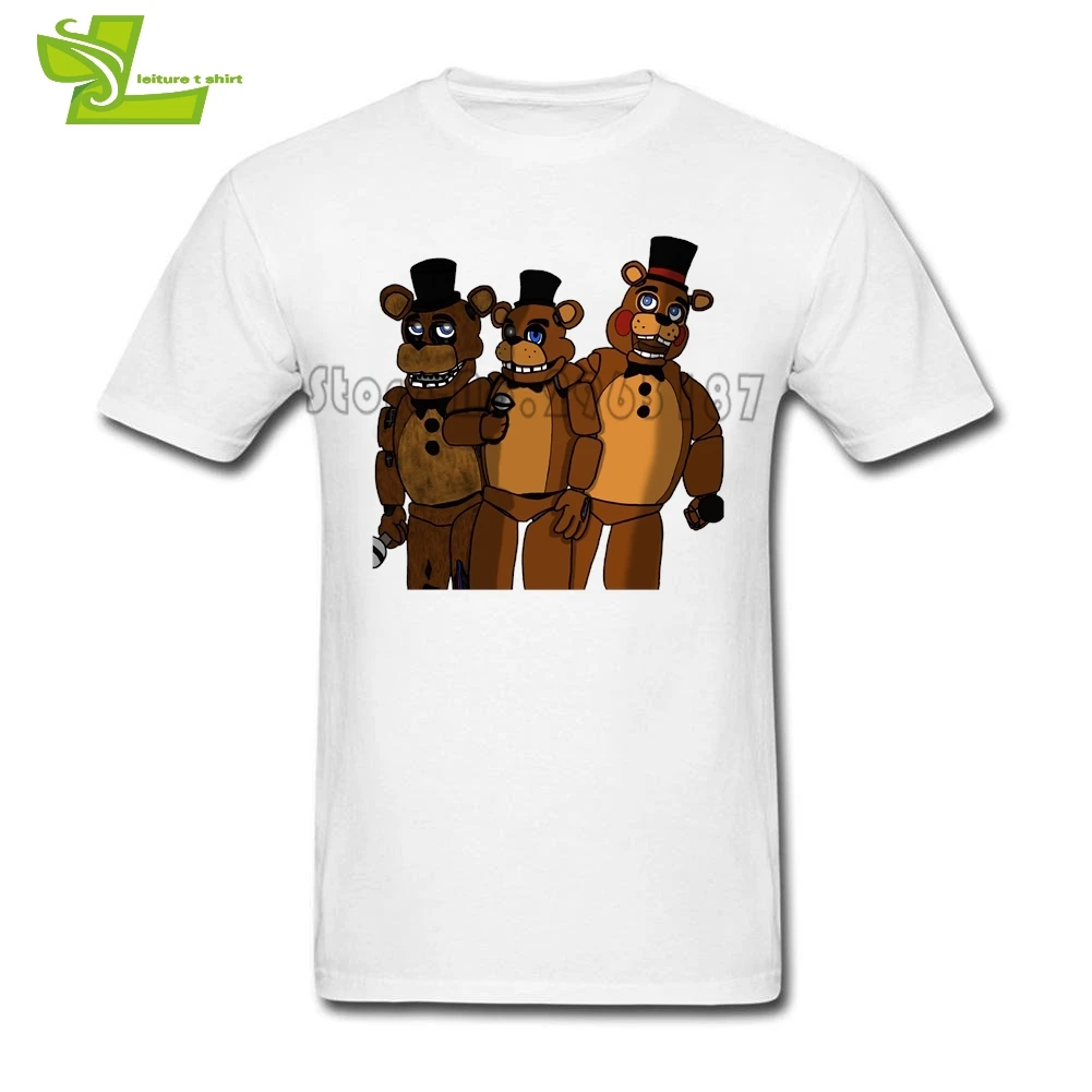 Футболка Five Nights At freddy's who's Ready For Freddy мужская летняя футболка Новое