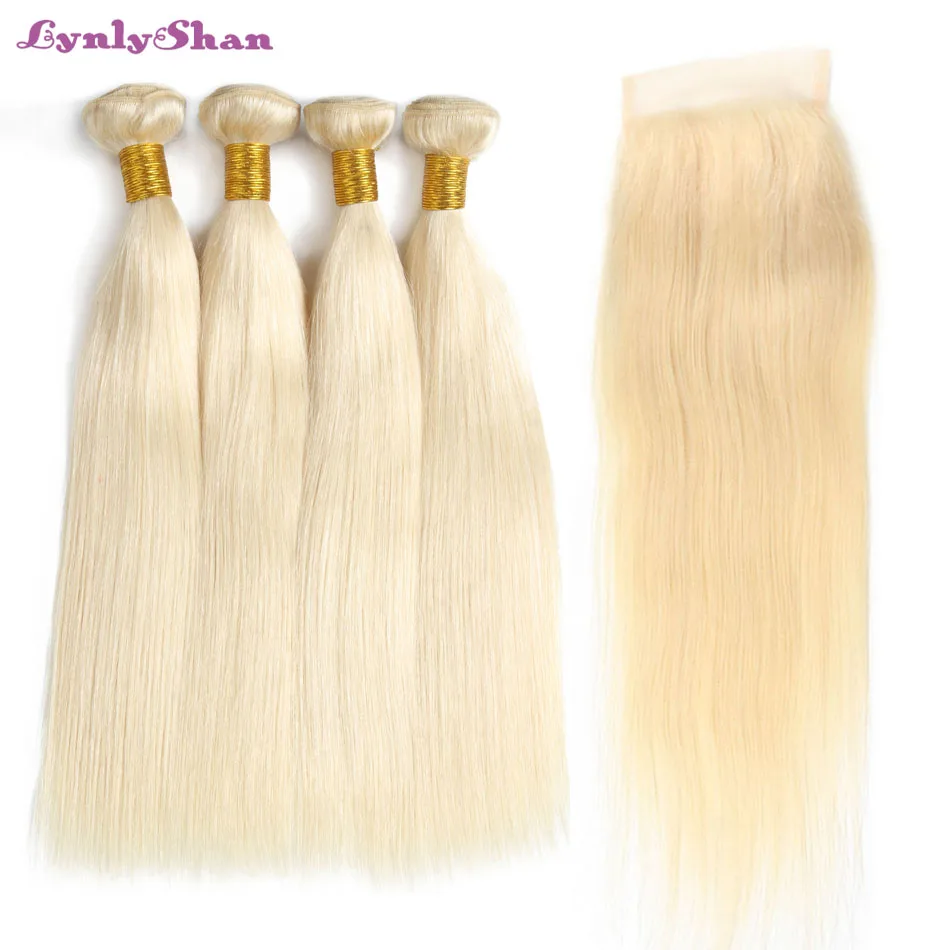 four bundles hair with closure