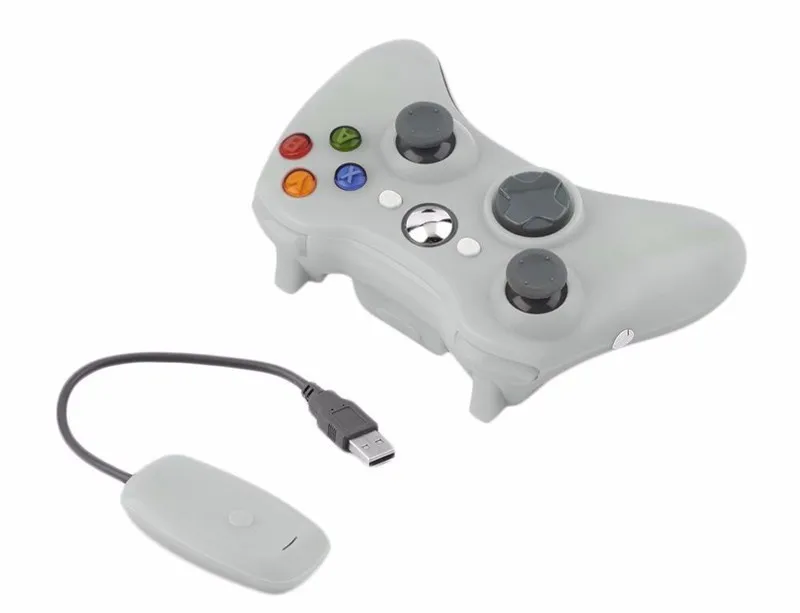 Беспроводной контроллер геймпад для Xbox 360 Джойстик контроллер мандо для Xbox360 тонкий контроллер компьютерный джойстик - Цвет: 2.4G-white