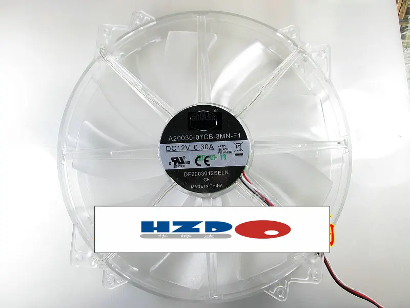 Hzdo A20030-07CB-3MN-F1 DF2003012SELN 12V 0.30A Циклон 200 20 см вентилятор охлаждения