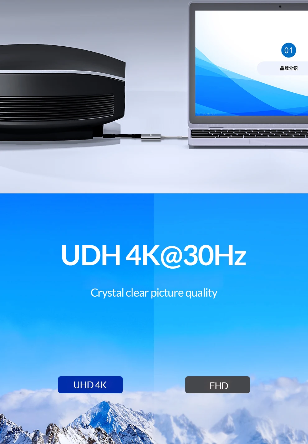 Unnlink USB C к HDMI адаптер типа C к HDMI USB3.0 PD UHD4K Thunderbolt3 для MacBook Galaxy S10/S9/S8 Dex mate 20 P20 P30 переключатель