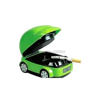 

Hot Selling Funny Design Car Shape Automatic Clean Ashtray Novelty Home Accessories Gift