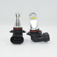 9005 hb3 светодиодный Противотуманные фары автомобиля супер яркий 2000LM 9005 лампочки Туман DRL автомобилей освещения Противотуманные фары 12 В 24 В белый 6000 К