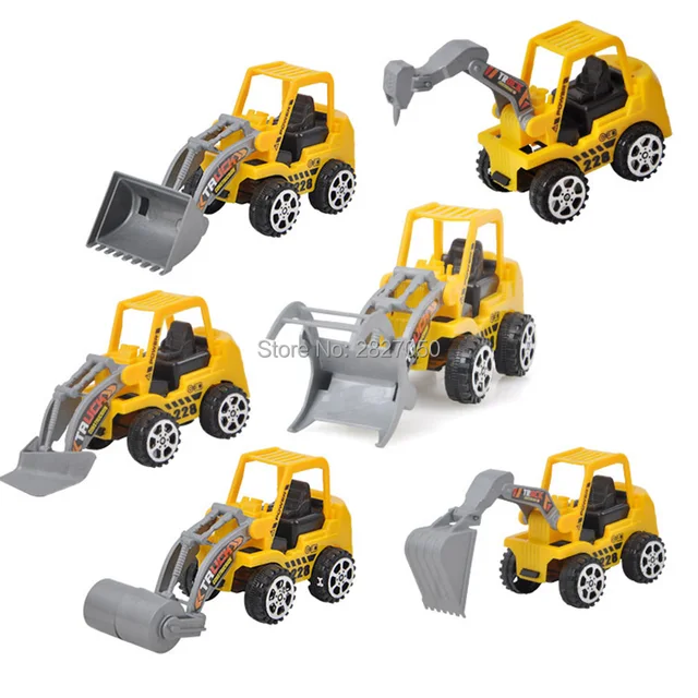 6pcs lot engineering vehicle kids mini cars toy construction vehicle