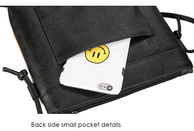 Menghuo 2017 Women Envelope Shoulder Clutch Bag Quality PU Cartoon Cat Printing Small Female Message Purse for Teenagers Girls (34)