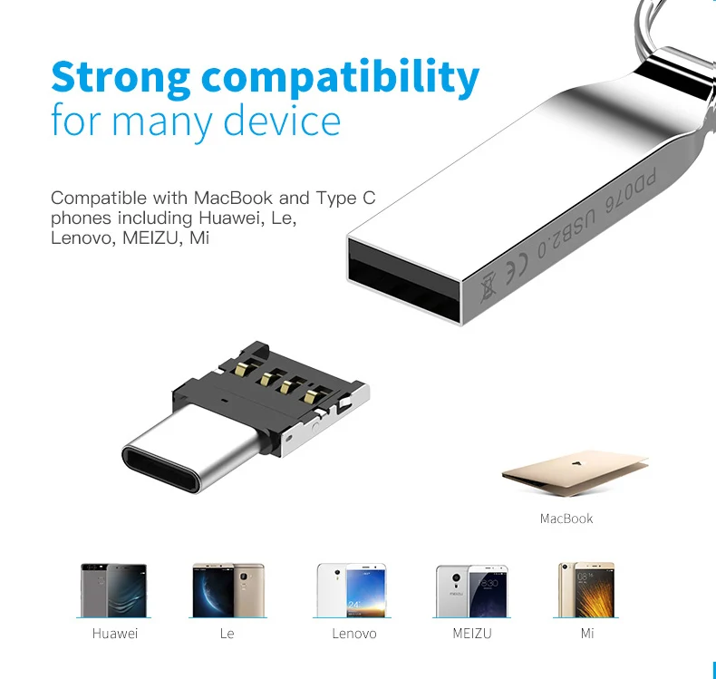 UTHAI C21 мини TYPE-C OTG адаптер USB в Тип C USB3.1 флэш-накопитель стать U диск