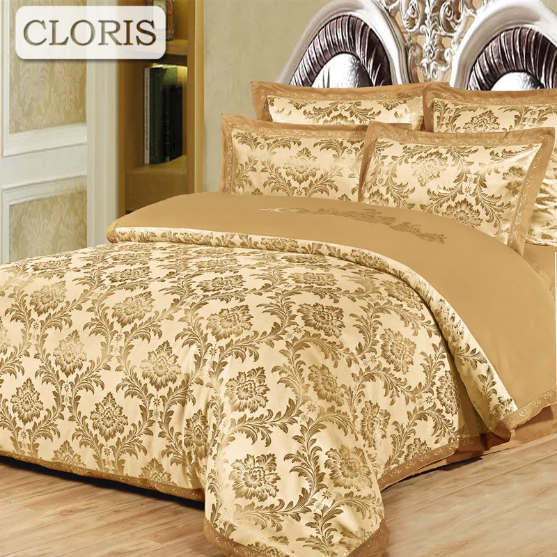 

CLORIS Russian Fashion Print Sheet Pillowcase and Duvet Cover Sets 100% Cotton Bedlinen Twin Double Queen King Size Bedding Set