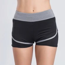 Wosawe летние женские шорты для бега 2-в-1 быстросохнущие шорты для йоги двойной Слои домашний тренажерный зал тренировки Фитнес стрейч Спортивные шорты